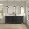 James Martin Vanities 72'' Double Vanity, Carbon Oak w/ 3 CM White Zeus Quartz Top 485-V72-CBO-3WZ - alternate 6